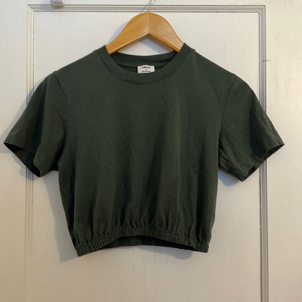 Aritzia Wilfred crop top
